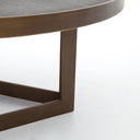 Aveline Shagreen Round Coffee Table - Default Title