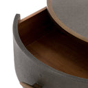 Vesper Shagreen Round Nightstand - Default Title