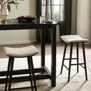 Aveline Union Bar Counter Stool - Bar Essence Natural Light Carbon Ash