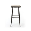 Vesper Union Bar Counter Stool - Bar Essence Natural Light Carbon Ash