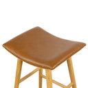 Vesper Union Bar Counter Stool - Counter Sierra Butterscotch Smoked Natural