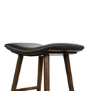 Vesper Union Bar Counter Stool - Counter Distressed Black Warm Parawood