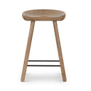 Luxe Barrett Bar Counter Stool - Counter Natural Matte