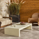 Aurelian Parish Coffee Table - White Concrete