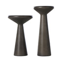 Aveline Ravine Concrete Accent Tables Set Of 2 - Dark Grey