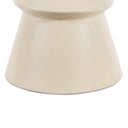 Veridian Lina End Table - Parchment White