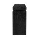 Chic Matthes Console Table - 79 - Aged Black Pine
