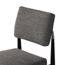 Luxe Haven Anton Dining Chair - Alcala Graphite