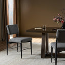 Luxe Haven Anton Dining Chair - Alcala Graphite