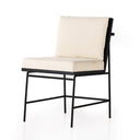 Elysian Crete Dining Chair - Savile Flax Brushed Ebony