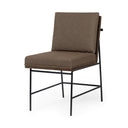 Elysian Crete Dining Chair - Fiqa Boucle Cocoa Sienna Brown Ash
