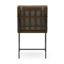 Verity Crete Dining Chair - Landale Charcoal Sienna Brown Oak