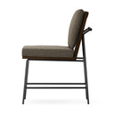 Elysian Crete Dining Chair - Landale Charcoal Sienna Brown Oak