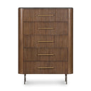 Aria 5 Drawer Dresser - Terra Brown Oak