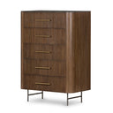 Aria 5 Drawer Dresser - Terra Brown Oak