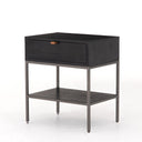 Trey Nightstand - Black Wash Poplar
