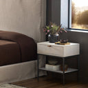 Opulent Trey Nightstand - Dove Poplar