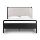 Verity Rosedale Bed - Queen Ebony Oak Veneer