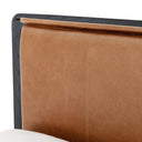 Verity Rosedale Bed - King Ebony Oak Veneer Chaps Saddle