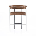 Evermore Carrie Bar Counter Stool - Counter Chaps Saddle