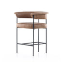 Evermore Carrie Bar Counter Stool - Counter Chaps Saddle