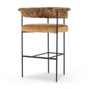 Evermore Carrie Bar Counter Stool - Bar Balkan Ochre