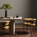 Seraphine Carrie Dining Chair - Chaps Saddle