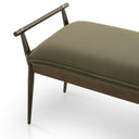 Aveline Charlotte Bench - Modern Velvet Loden