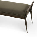 Aveline Charlotte Bench - Modern Velvet Loden