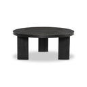 Verano Mesa Round Coffee Table - Ebony Parawood 38