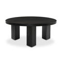 Verano Mesa Round Coffee Table - Ebony Parawood 38