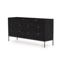 Verity Trey 7 Drawer Dresser - Black Wash Poplar