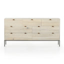 Verity Trey 7 Drawer Dresser - Dove Poplar