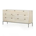 Verity Trey 7 Drawer Dresser - Dove Poplar
