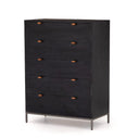 Avante Trey 5 Drawer Dresser - Black Wash Poplar