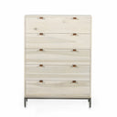 Avante Trey 5 Drawer Dresser - Dove Poplar