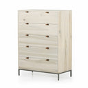 Avante Trey 5 Drawer Dresser - Dove Poplar