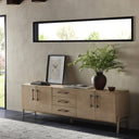 Luxe Rosedale Media Console - Yucca Oak Veneer