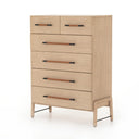 Avante Rosedale 6 Drawer Tall Dresser - Yucca Oak