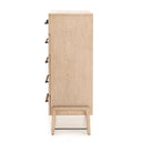 Avante Rosedale 6 Drawer Tall Dresser - Yucca Oak