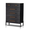 Avante Rosedale 6 Drawer Tall Dresser - Ebony Oak