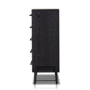 Avante Rosedale 6 Drawer Tall Dresser - Ebony Oak