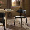 Vesper Franco Dining Chair - Black None