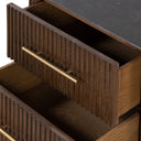 Verity Fletcher Nightstand - Terra Brown Oak Veneer