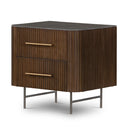 Verity Fletcher Nightstand - Terra Brown Oak Veneer