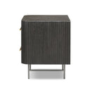 Verity Fletcher Nightstand - Distressed Black