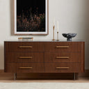 Vellora Fletcher 6 Drawer Dresser - Terra Brown Oak
