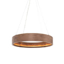 Aria Chandelier - 33 Dark Walnut