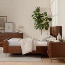 Verity Fletcher Bed - Queen Terra Brown Oak