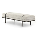 Luxe Haven Harris Accent Bench - Knoll Domino